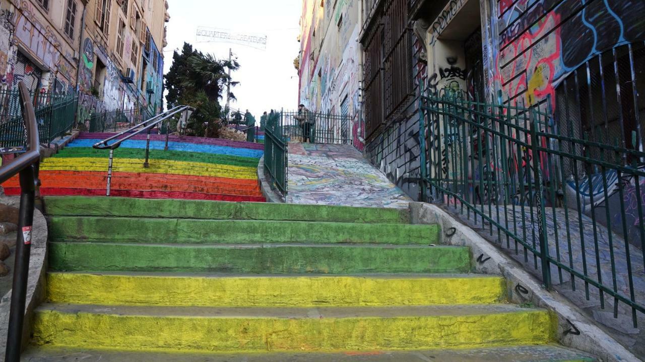 Quartier Des Createurs "La Plaine Cours Julien" Chambre Privee Dans Appartement Menage Frequent Des Parties Commune Marseille Exterior photo