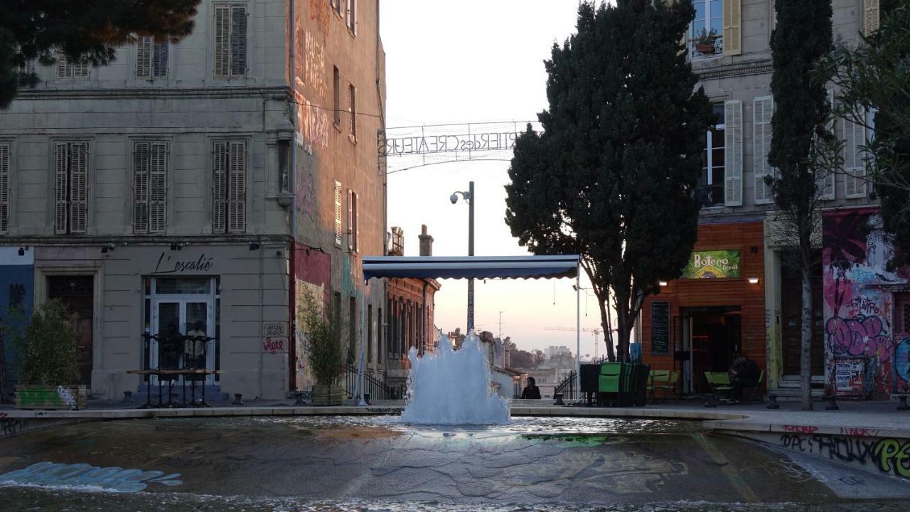 Quartier Des Createurs "La Plaine Cours Julien" Chambre Privee Dans Appartement Menage Frequent Des Parties Commune Marseille Exterior photo