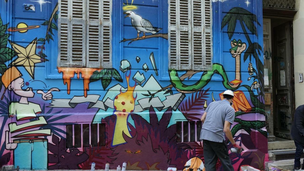 Quartier Des Createurs "La Plaine Cours Julien" Chambre Privee Dans Appartement Menage Frequent Des Parties Commune Marseille Exterior photo